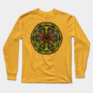 Peace Mandala - Rainbow Long Sleeve T-Shirt